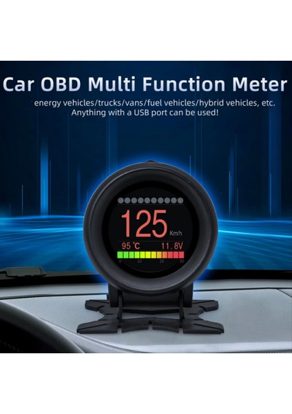 Araç Obd Hız Gösterimi Başlıyor Ekran Dijital Ölçer Kilometre Su Sıcak Yağı Basınç Zamanı Mesafe Hız Göstergesi (Yurt Dışından) modelleri