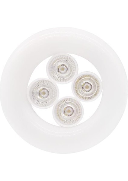 Beyaz E27 Duy 48 Watt 4'lü Ufo LED Lamba KK-902