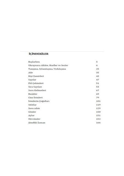 Ukraynaca Öğren Türkçe Konu Anlatımlı Mesleki Hazırlık Kitabı 178 Sayfa modelleri