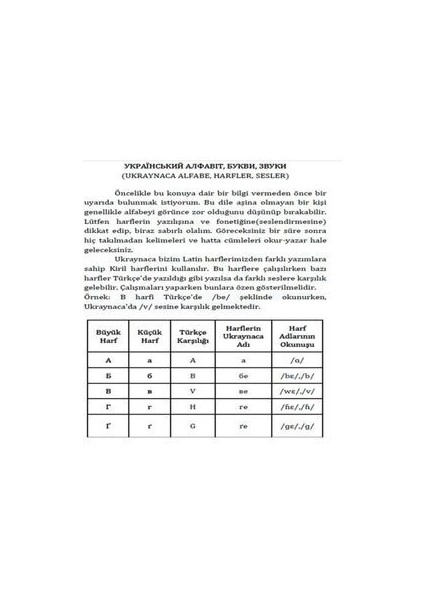 Ukraynaca Öğren Türkçe Konu Anlatımlı Mesleki Hazırlık Kitabı 178 Sayfa fırsatları