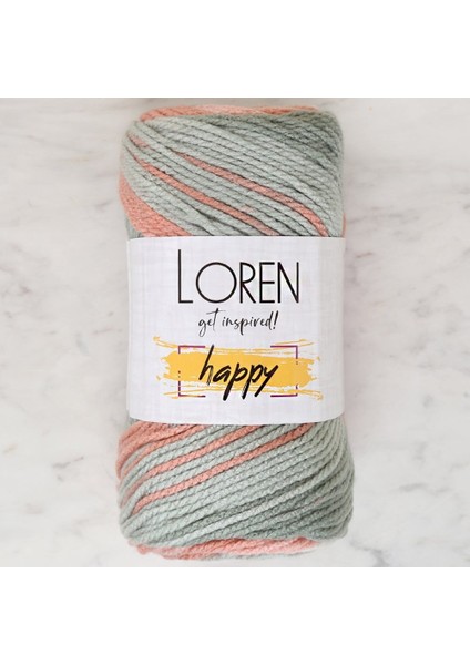 Loren Happy Ebruli El Örgü Ipi - RH013 - 34298