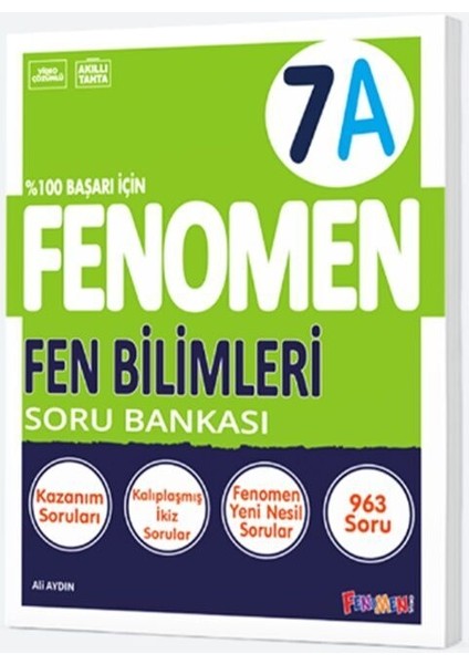 Fenomen Okul 7. Sınıf Fen Bilimleri Soru Bankası A Yeni Nesile Kolay Geçiş fiyatları