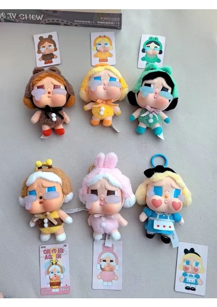 Craybaby Cry Again Serisi Koleksiyon Anahtarlık Sürpriz Kutulu Oyuncak Bebek modelleri