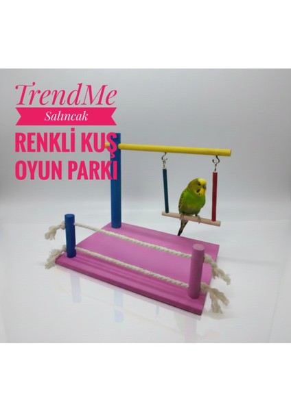 Trendme Salıncaklı Özel Kuş Oyun Parkı