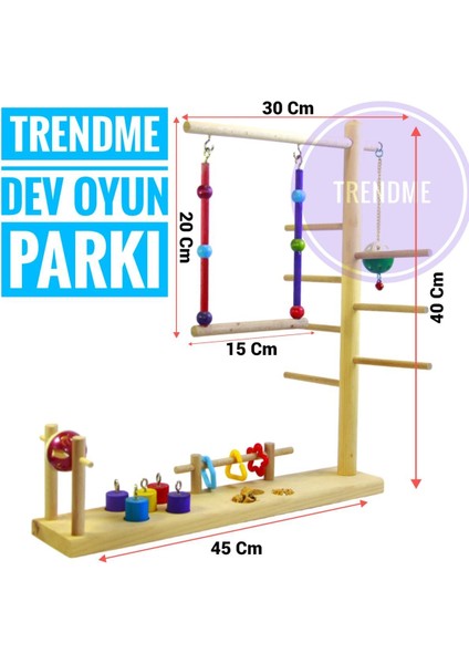 Trendme Salıncaklı Kuş Dev Oyuncaklı Oyun Parkı fiyatları
