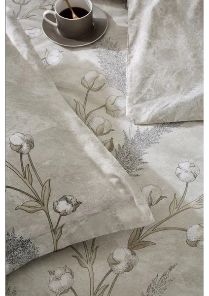 Özdilek Çift Kişilik Ranforce Nevresim Takımı Algodon Bej modelleri