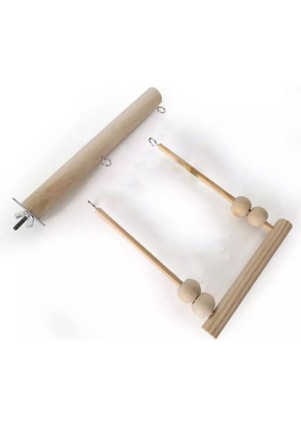 Uniq Bird Toys Ahşap Vidalı Tünekli Salıncak (Büyük Boy) fiyatları