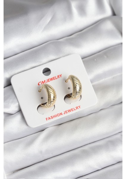 14K Gold Renk Kaplama cm Kadın Küpe - TJ-BKP11429