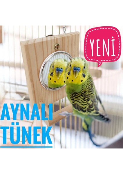 Trendme Ahşap Aynalı Kuş Tüneği fiyatları