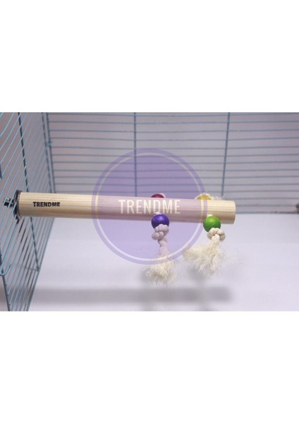 Doğal Çiğneme Ipli Boncuklu Kuş Tüneği ( Sultan , Lori , Cennet Vb.) 1 Adet fiyatları