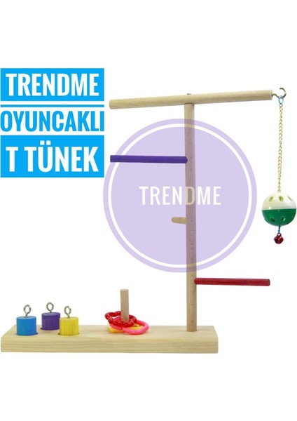Trendme Ahşap Kuş Zeka Halkalı T Tünek ( Sultan,cennet,muhabbet Vb.) fiyatları