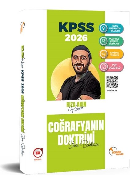 Doktrin Yayınları 2026 Kpss Coğrafya Soru Bankası