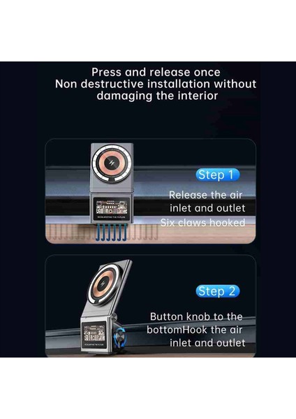 Araba Telefon Tutucu 15W Manyetik Kablosuz Şarj Standı Magsafe Tesla Model 3 Y Için Araba Telefon Şarj Cihazı Için Destek (Yurt Dışından) fiyatları