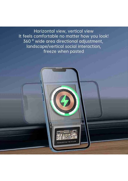 Araba Telefon Tutucu 15W Manyetik Kablosuz Şarj Standı Magsafe Tesla Model 3 Y Için Araba Telefon Şarj Cihazı Için Destek (Yurt Dışından) indirimleri