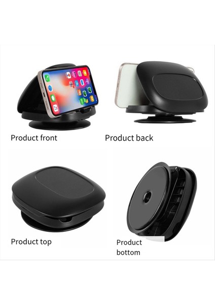 Otomobil Telefon Tutucu 360 Derece Dönen Telefon Tutucu Mat Silikon Araç Enstrüman Anti-Slip Telefon Tutucu (Yurt Dışından) modelleri