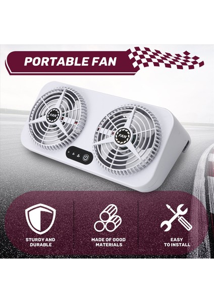 USB Araba Soğutma Aracı Araba Egzersiz Fan Aracı Hava Sirkülasyonu Duman Egzoz Fanı Araba Havalandırma Fanı Araba Evi (Yurt Dışından) fırsatları