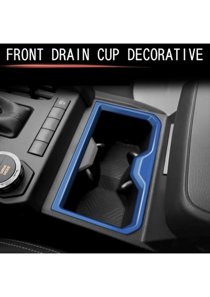 Araba Merkezi Konsol Su Kupası Tutucu Dekorasyon Çerçevesi Toyota Tacoma 2024 Araç Aksesuarları Mavisi (Yurt Dışından) modelleri