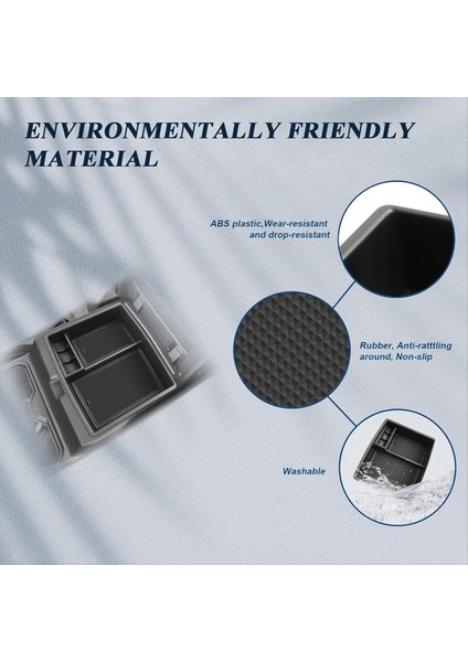 Toyota Tacoma 2024 Koltuk Tepsisi Saklama Kutusu Aksesuarları Için Merkez Konsol Organizatör Tepsisi (Yurt Dışından) modelleri