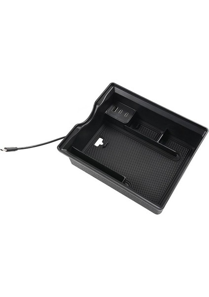 Tesla Model 3 Için Model Y 2021 2022 USB Tip C Tip Tasarım Kolçak Merkezi Konsol Kutusu (Yurt Dışından)