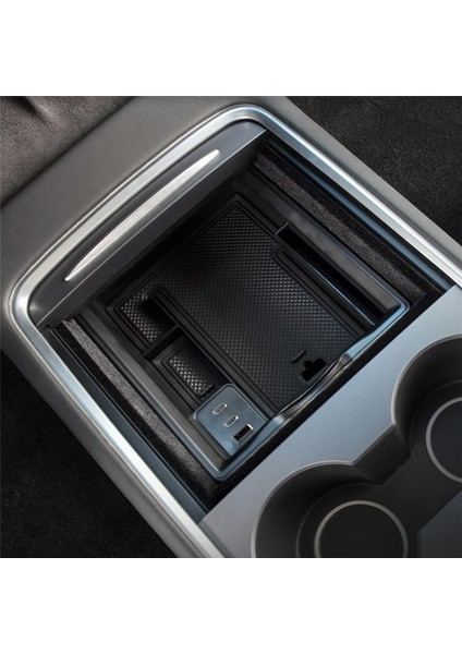 Tesla Model 3 Için Model Y 2021 2022 USB Tip C Tip Tasarım Kolçak Merkezi Konsol Kutusu (Yurt Dışından) fiyatları