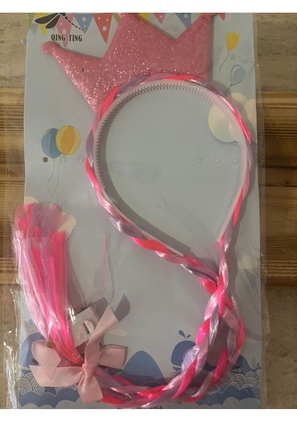 Işıklı Örgülü Kız Çocuk Taç fiyatları