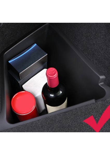 Tesla Model Y Juniper 2025 Için Araba Gövdesi Organizatör Yan Depolama Kutusu Arka Bagaj Kutusu (Yurt Dışından) fiyatları