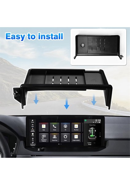 Honda Accord 2023 2024 Için Gösterge Tablosu Tepsisi (12 3 Inç Dokunmatik Ekrana Uygun) Orta Konsol Dash Organizer Aksesuarları (Yurt Dışından) indirimleri