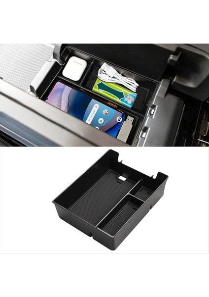 Rivian R1T/R1S 2022-2024 Aksesuarları Için Merkez Konsol Organizatör Tepsi Kolçak Saklama Kutusu (Yurt Dışından) fiyatları