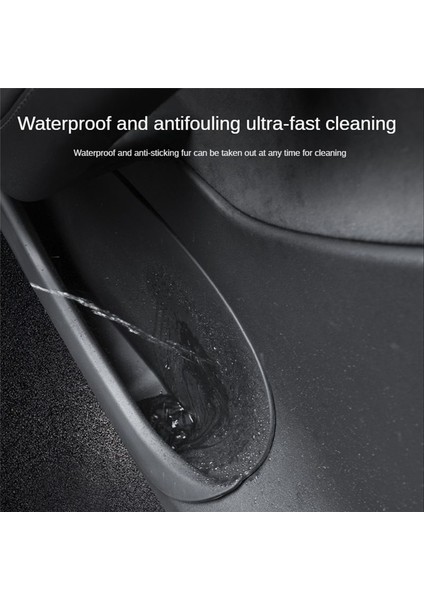 Tesla Model Y Iç Aksesuarları Için Araba Ön Arka Kapı Depolama Kutusu Organizatörü - 4 Paket (Yurt Dışından)