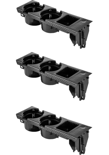 3x 51168217953 For-Bmw 3 Serisi E46 318I 320I 98-06 Karbon Fiber Merkez Konsolu Su Kupası Tutucu Para Sokak Kutusu (Yurt Dışından)