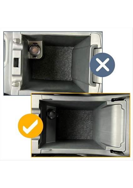 Subaru Wrx Için Merkez Konsol Organizatör Tepsisi 2022-2024 Otomatik Şanzıman Kolçak Ikincil Saklama Kutusu (Yurt Dışından) modelleri