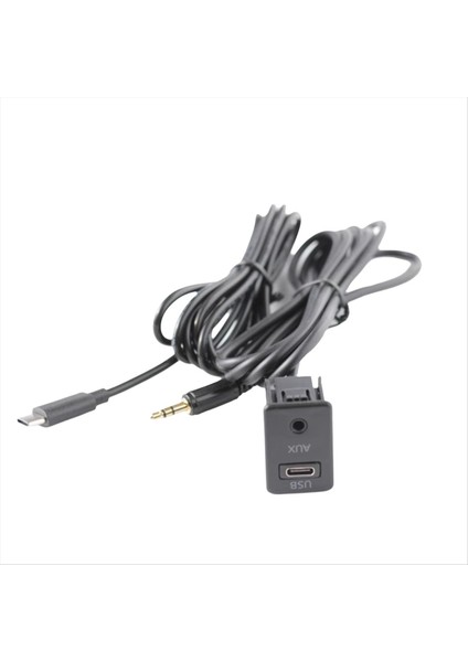Araba Android Navigasyon Makinesi Aux Panel Tip-C+Aux Giriş Usb-C+Aux Arayüz Paneli Uzatma Kablosu Adaptör Paneli (Yurt Dışından) modelleri