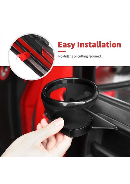 Jeep Wrangler Jk Jku Için Ön Kapı Yan Su Bardağı Tutucu 2011-2017 Yan Kapı Içecek Kupası Tutucu Sağ (Yurt Dışından) fiyatları