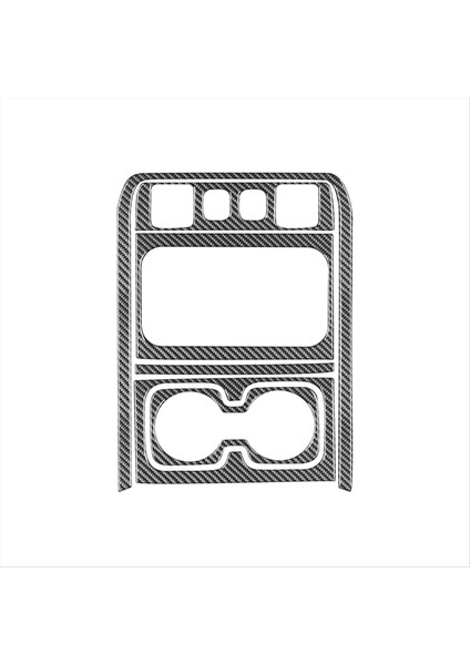 Chevy Için Karbon Fiber Silverado Gmc Sırrra 1500 2014-2018 Merkez Konsolu Saklama Kutusu Panel Kupası Kapak Döşeme Aksesuarları (Yurt Dışından)