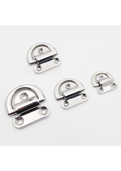D-Ring Güverte Katlanabilir Pad Göz Tıedown Kapatları Motorlu Bot Kamyon Aynası Cilalı Gemi Parçaları 4 Pcs (Yurt Dışından) fiyatları
