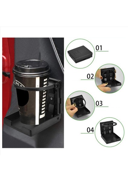 4pcs Araba Içecek Tutucu Fincan Tutucu Katlanabilir Su Şişesi Bardağı Araba Kamyonu Teknesi Için Montaj (Yurt Dışından) modelleri
