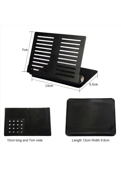 3x Araba Gösterge Tablosu Çok Fonksiyonlu Sihirli Taşınabilir Telefon Tutucu Silikon Slic Slip Mat Gps Navigatör Montaj Braket Iç Mekan (Yurt Dışından) fırsatları