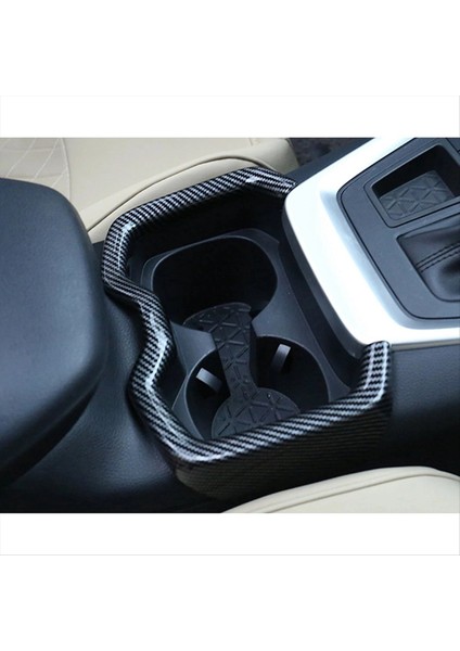 Karbon Fiber Iç Merkez Konsol Kupası Tutucu Çerçeve Kapak Içecek Tutucu Toyota Rav4 2019-2023 (Yurt Dışından) fiyatları