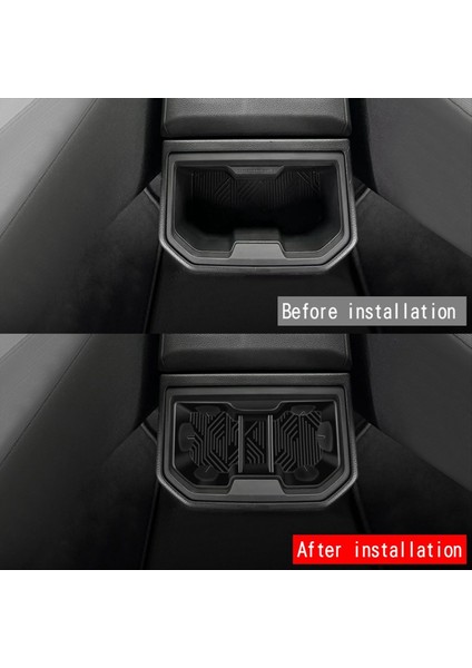 Toyota Tacoma 2024 Araç Iç Aksesuarları Için Araç Kol Resim Kutusu Arka Bardak Tutucu Saklama Kutusu (Yurt Dışından) fırsatları