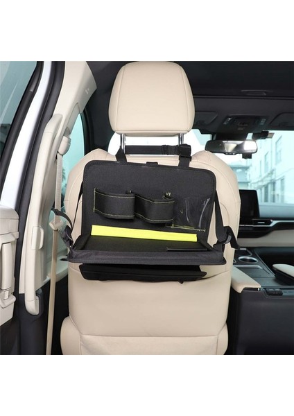 Toyota Sienna Için 2022 2022 2023 Katlanabilir Masa Tepsisi Tutucu Organizatör Seyahat Aksesuarları ile Araba Arka Koltuk Organizatörü (Yurt Dışından) fiyatları