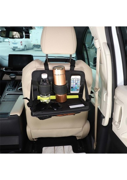 Toyota Sienna Için 2022 2022 2023 Katlanabilir Masa Tepsisi Tutucu Organizatör Seyahat Aksesuarları ile Araba Arka Koltuk Organizatörü (Yurt Dışından) indirimleri