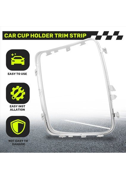 Benz E-Serisi W213 2015-2019 Su Kupası Tutucu Elektrapan Trim Şeridi Kültray Kapağı ve Parlak Şerit 2136830500 (Yurt Dışından) fırsatları