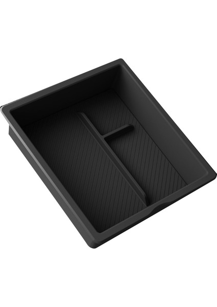 Tesla Model 3+ Için Yeni Model3 Merkez Konsol Saklama Kutusu Organizatör Iç Aksesuarlar Pvc Siyah (Yurt Dışından)