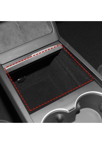 Tesla Model 3+ Için Yeni Model3 Merkez Konsol Saklama Kutusu Organizatör Iç Aksesuarlar Pvc Siyah (Yurt Dışından) indirimleri