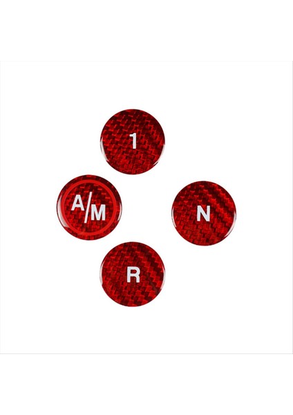 Karbon Fiber Araba Dişli Vites Düğmesi Kapak Fiat Için Dekoratif Çıkartma 500 Abarth 595 695 Iç Aksesuarlar A Lhd (Yurt Dışından)