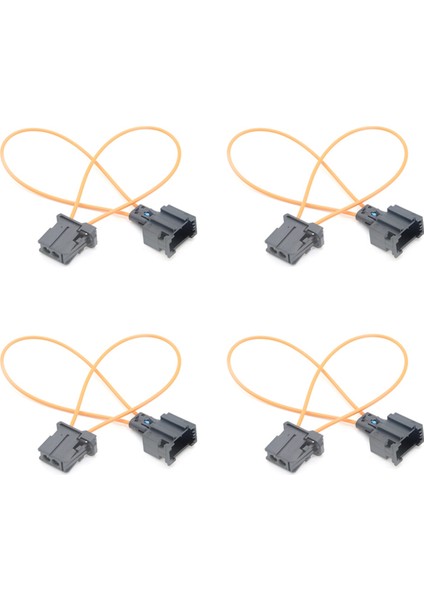 4x Çoğu Fiber Optik Döngü Bypass Bmw Mercedes-Benz Için Erkek ve Kadın Kit Adaptörü (Yurt Dışından)