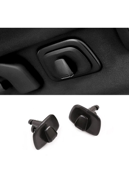 4pcs Araba Siyah Abs Iç Çırpı Kancaları Giysi Askı Kanca Döşeme Volvo V90 S90 XC40 XC60 XC90 2015-2020 (Yurt Dışından) fiyatları