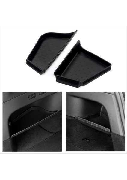 Tesla Model Y 2021-2023 Bagaj Depolama Bölümü Bagaj Kapağı Yan Depolama Organizatör Tepsi Aksesuarları (Normal) (Yurt Dışından) modelleri
