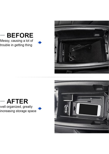 Mercedes Benz C W205 2015-2021 ve Glc W253 2016-2021 Araba Merkez Konsolu Koltuk Saklama Kutusu Organizatör Tepsisi Ekle (Yurt Dışından) fırsatları