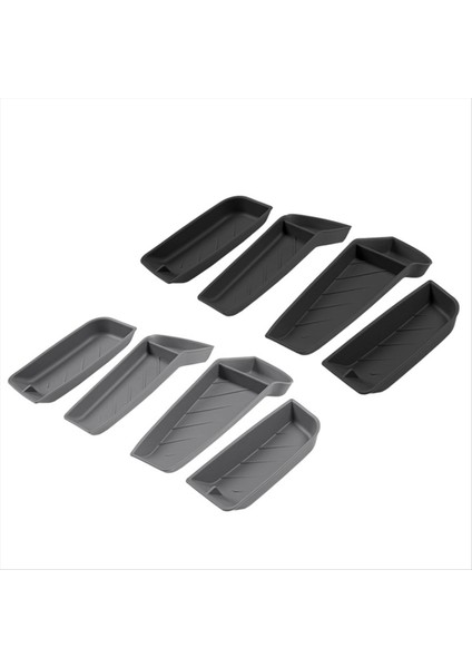 Tesla Model S Kapı Yan Saklama Kutusu Araba Kapı Koyu Şemsiye Tepsisi Organizatör Su Geçirmez Silikon Pad Gri (Yurt Dışından) modelleri